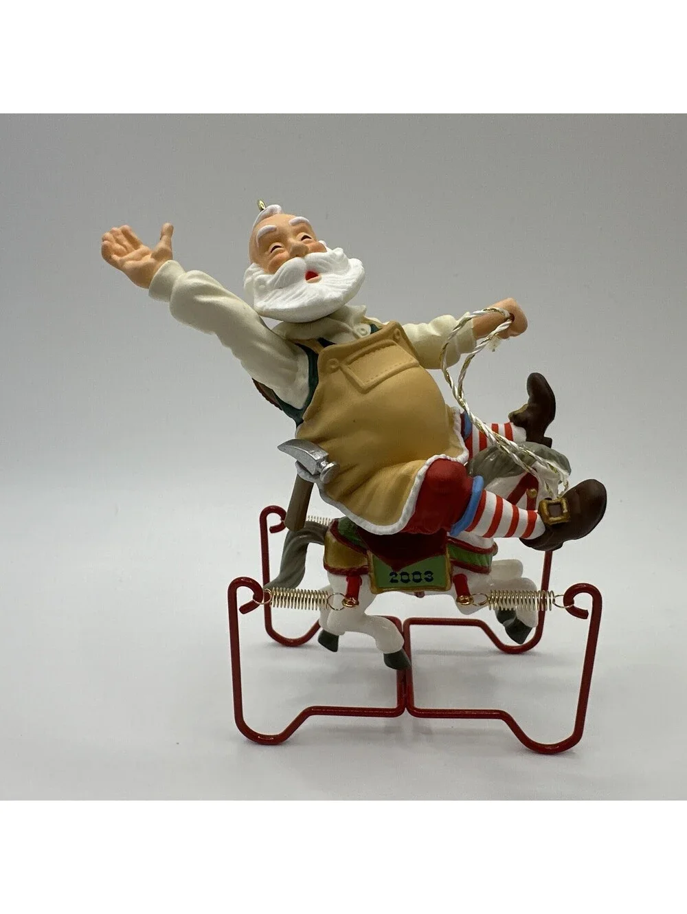 2003 Hallmark Keepsake Ornament – Toymaker Santa (4th in Series)